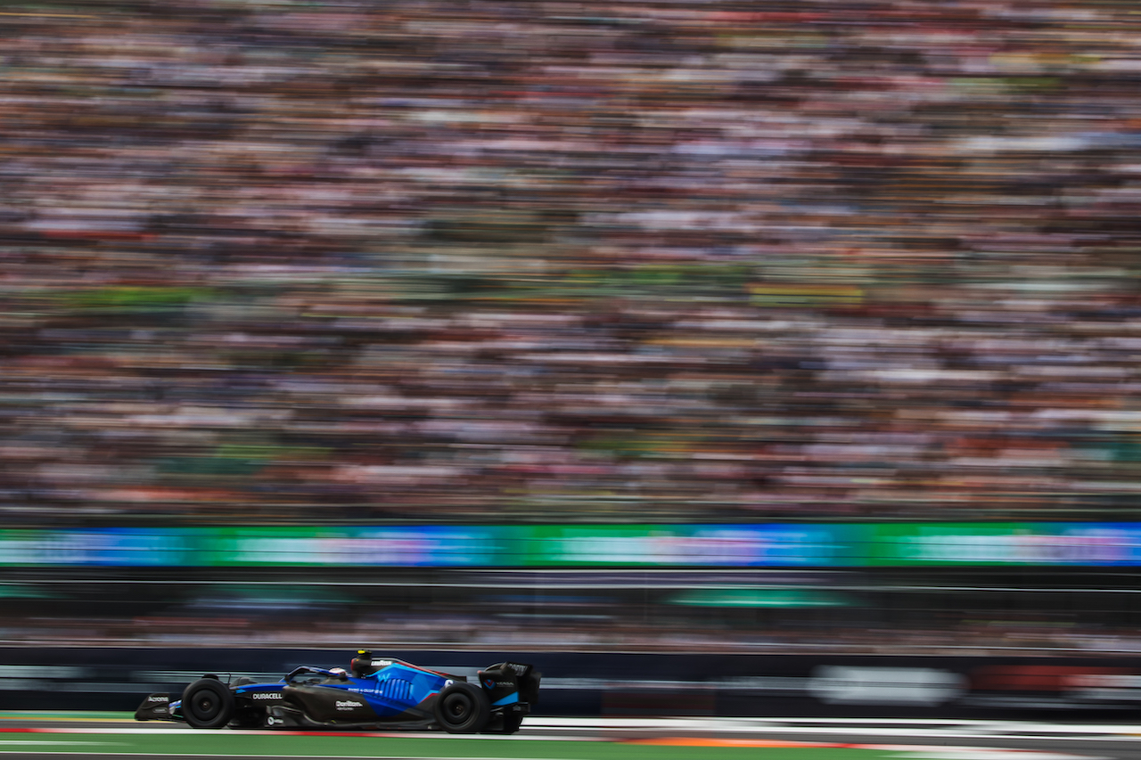GP CITTA DEL MESSICO, Nicholas Latifi (CDN) Williams Racing FW44.
28.10.2022. Formula 1 World Championship, Rd 20, Mexican Grand Prix, Mexico City, Mexico, Practice Day.
- www.xpbimages.com, EMail: requests@xpbimages.com © Copyright: Bearne / XPB Images