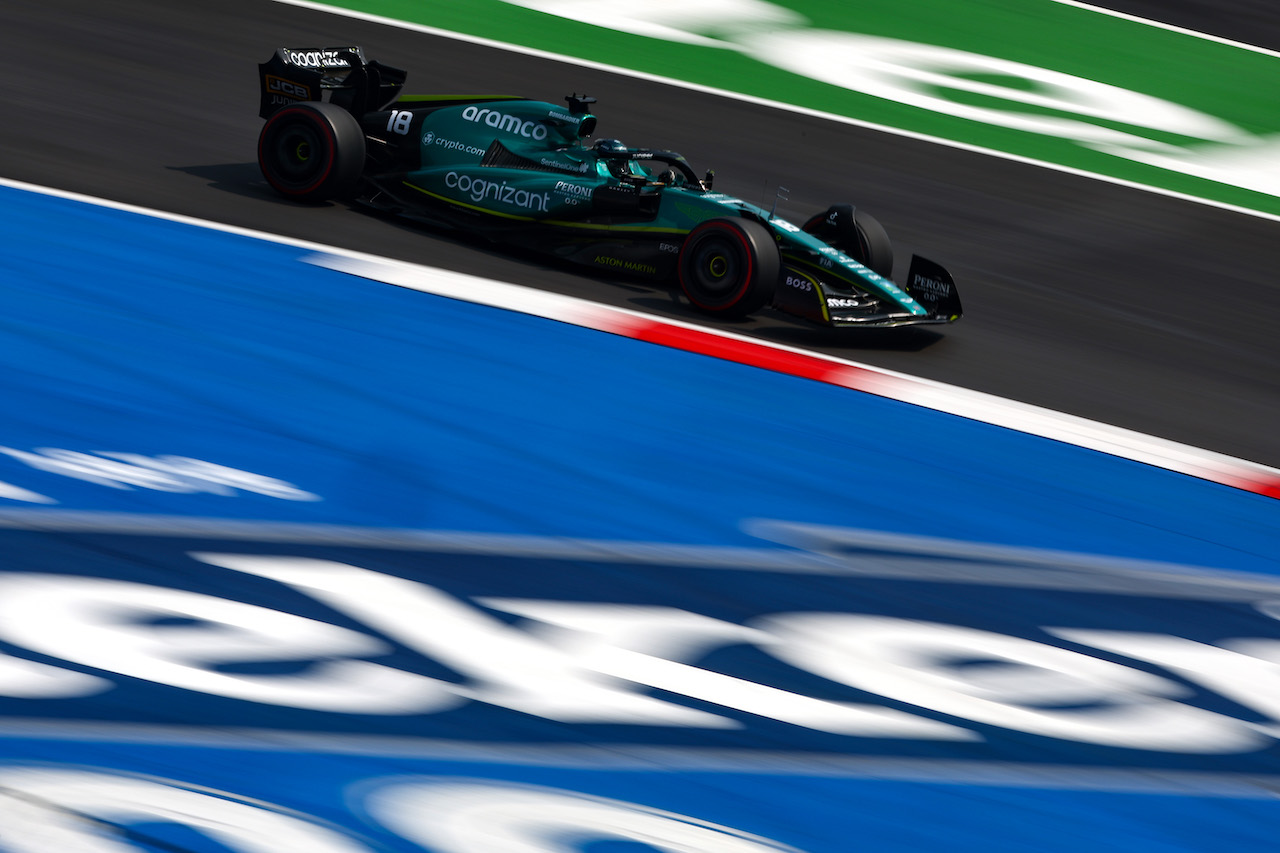 GP CITTA DEL MESSICO, Lance Stroll (CDN), Aston Martin F1 Team 
28.10.2022. Formula 1 World Championship, Rd 20, Mexican Grand Prix, Mexico City, Mexico, Practice Day.
- www.xpbimages.com, EMail: requests@xpbimages.com ¬© Copyright: Charniaux / XPB Images