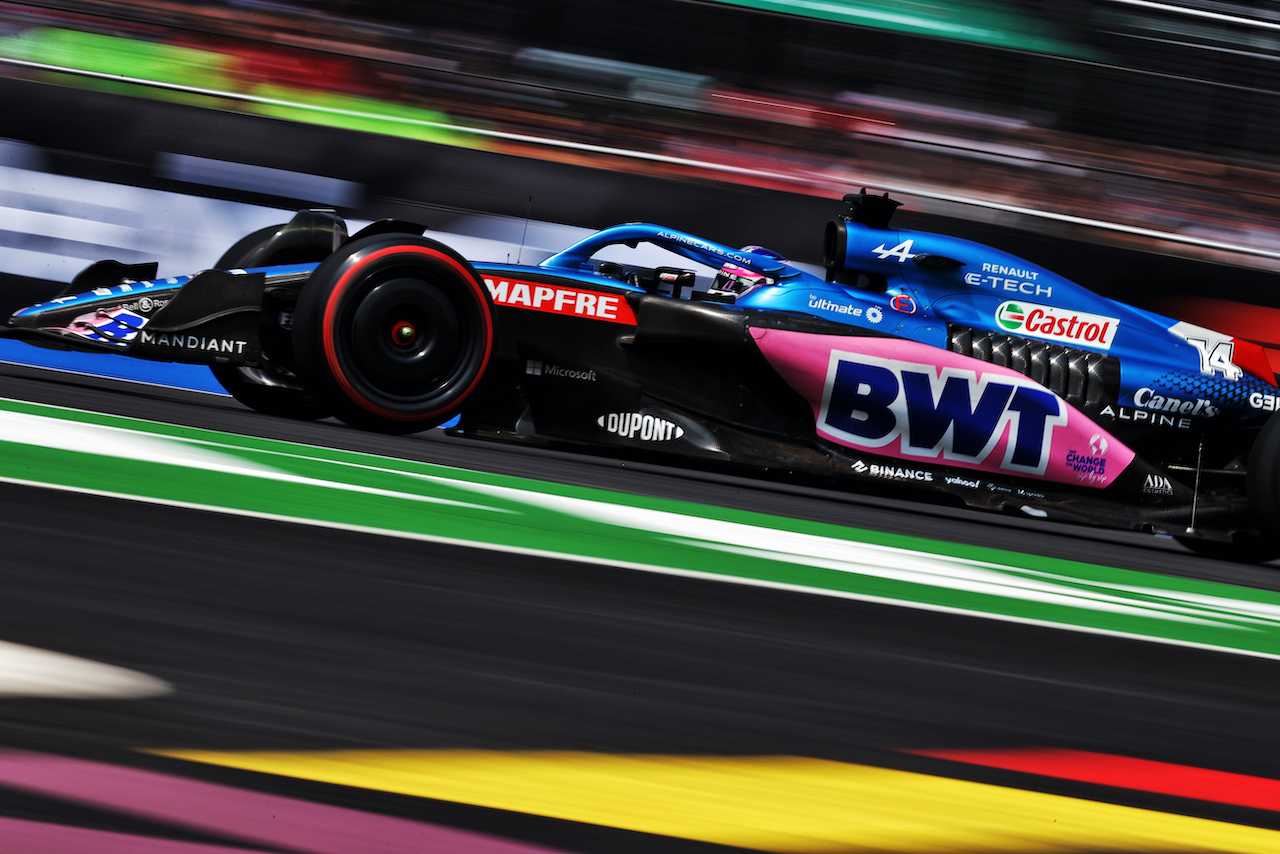 GP CITTA DEL MESSICO, Fernando Alonso (ESP) Alpine F1 Team A522.
28.10.2022. Formula 1 World Championship, Rd 20, Mexican Grand Prix, Mexico City, Mexico, Practice Day.
- www.xpbimages.com, EMail: requests@xpbimages.com © Copyright: Moy / XPB Images