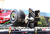 GP CITTA DEL MESSICO, The Ferrari F1-75 of Charles Leclerc (MON) Ferrari after he crashed in the second practice session.
28.10.2022. Formula 1 World Championship, Rd 20, Mexican Grand Prix, Mexico City, Mexico, Practice Day.
- www.xpbimages.com, EMail: requests@xpbimages.com © Copyright: Charniaux / XPB Images