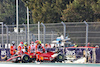 GP CITTA DEL MESSICO, The damaged Ferrari F1-75 of Charles Leclerc (MON) Ferrari after he crashed in the second practice session.
28.10.2022. Formula 1 World Championship, Rd 20, Mexican Grand Prix, Mexico City, Mexico, Practice Day.
- www.xpbimages.com, EMail: requests@xpbimages.com © Copyright: Charniaux / XPB Images