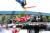 GP CITTA DEL MESSICO, The damaged Ferrari F1-75 of Charles Leclerc (MON) Ferrari after he crashed in the second practice session.
28.10.2022. Formula 1 World Championship, Rd 20, Mexican Grand Prix, Mexico City, Mexico, Practice Day.
- www.xpbimages.com, EMail: requests@xpbimages.com © Copyright: Charniaux / XPB Images