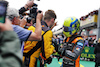 GP EMILIA ROMAGNA, Lando Norris (GBR) McLaren celebrates his third position in parc ferme.
24.04.2022. Formula 1 World Championship, Rd 4, Emilia Romagna Grand Prix, Imola, Italy, Gara Day.
- www.xpbimages.com, EMail: requests@xpbimages.com © Copyright: Bearne / XPB Images