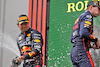 GP EMILIA ROMAGNA, (L to R): Sergio Perez (MEX) Red Bull Racing celebrates his second position on the podium with team mate e vincitore Max Verstappen (NLD) Red Bull Racing.
24.04.2022. Formula 1 World Championship, Rd 4, Emilia Romagna Grand Prix, Imola, Italy, Gara Day.
- www.xpbimages.com, EMail: requests@xpbimages.com © Copyright: Bearne / XPB Images
