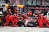 GP EMILIA ROMAGNA, Charles Leclerc (MON) Ferrari F1-75 pit stop.
24.04.2022. Formula 1 World Championship, Rd 4, Emilia Romagna Grand Prix, Imola, Italy, Gara Day.
- www.xpbimages.com, EMail: requests@xpbimages.com © Copyright: Batchelor / XPB Images