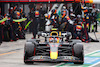 GP EMILIA ROMAGNA, Sergio Perez (MEX) Red Bull Racing RB18 pit stop.
24.04.2022. Formula 1 World Championship, Rd 4, Emilia Romagna Grand Prix, Imola, Italy, Gara Day.
- www.xpbimages.com, EMail: requests@xpbimages.com © Copyright: Batchelor / XPB Images
