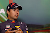 GP EMILIA ROMAGNA, Sergio Perez (MEX) Red Bull Racing, in the post race FIA Press Conference.
24.04.2022. Formula 1 World Championship, Rd 4, Emilia Romagna Grand Prix, Imola, Italy, Gara Day.
- www.xpbimages.com, EMail: requests@xpbimages.com © Copyright: XPB Images