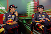 GP EMILIA ROMAGNA, (L to R): Sergio Perez (MEX) Red Bull Racing e team mate Max Verstappen (NLD) Red Bull Racing, in the post race FIA Press Conference.
24.04.2022. Formula 1 World Championship, Rd 4, Emilia Romagna Grand Prix, Imola, Italy, Gara Day.
- www.xpbimages.com, EMail: requests@xpbimages.com © Copyright: XPB Images