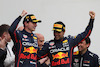 GP EMILIA ROMAGNA, Max Verstappen (NLD) Red Bull Racing RB18 e Sergio Perez (MEX) Red Bull Racing RB18.
24.04.2022. Formula 1 World Championship, Rd 4, Emilia Romagna Grand Prix, Imola, Italy, Gara Day.
- www.xpbimages.com, EMail: requests@xpbimages.com © Copyright: Coates / XPB Images