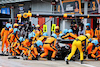 GP EMILIA ROMAGNA, Daniel Ricciardo (AUS) McLaren MCL36 makes a pit stop.
24.04.2022. Formula 1 World Championship, Rd 4, Emilia Romagna Grand Prix, Imola, Italy, Gara Day.
- www.xpbimages.com, EMail: requests@xpbimages.com © Copyright: XPB Images