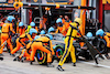 GP EMILIA ROMAGNA, Daniel Ricciardo (AUS) McLaren MCL36 makes a pit stop.
24.04.2022. Formula 1 World Championship, Rd 4, Emilia Romagna Grand Prix, Imola, Italy, Gara Day.
- www.xpbimages.com, EMail: requests@xpbimages.com © Copyright: XPB Images