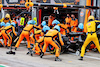 GP EMILIA ROMAGNA, Daniel Ricciardo (AUS) McLaren MCL36 makes a pit stop.
24.04.2022. Formula 1 World Championship, Rd 4, Emilia Romagna Grand Prix, Imola, Italy, Gara Day.
- www.xpbimages.com, EMail: requests@xpbimages.com © Copyright: XPB Images