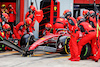 GP EMILIA ROMAGNA, Charles Leclerc (MON) Ferrari F1-75 makes a pit stop.
24.04.2022. Formula 1 World Championship, Rd 4, Emilia Romagna Grand Prix, Imola, Italy, Gara Day.
- www.xpbimages.com, EMail: requests@xpbimages.com © Copyright: XPB Images