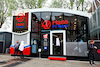 GP EMILIA ROMAGNA, Haas F1 Team motorhome in the paddock.
21.04.2022. Formula 1 World Championship, Rd 4, Emilia Romagna Grand Prix, Imola, Italy, Preparation Day.
- www.xpbimages.com, EMail: requests@xpbimages.com © Copyright: Batchelor / XPB Images