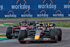 GP EMILIA ROMAGNA, Max Verstappen (NLD) Red Bull Racing RB18 e Charles Leclerc (MON) Ferrari F1-75 battle for the lead of the Sprint.
23.04.2022. Formula 1 World Championship, Rd 4, Emilia Romagna Grand Prix, Imola, Italy, Sprint Day.
- www.xpbimages.com, EMail: requests@xpbimages.com © Copyright: XPB Images