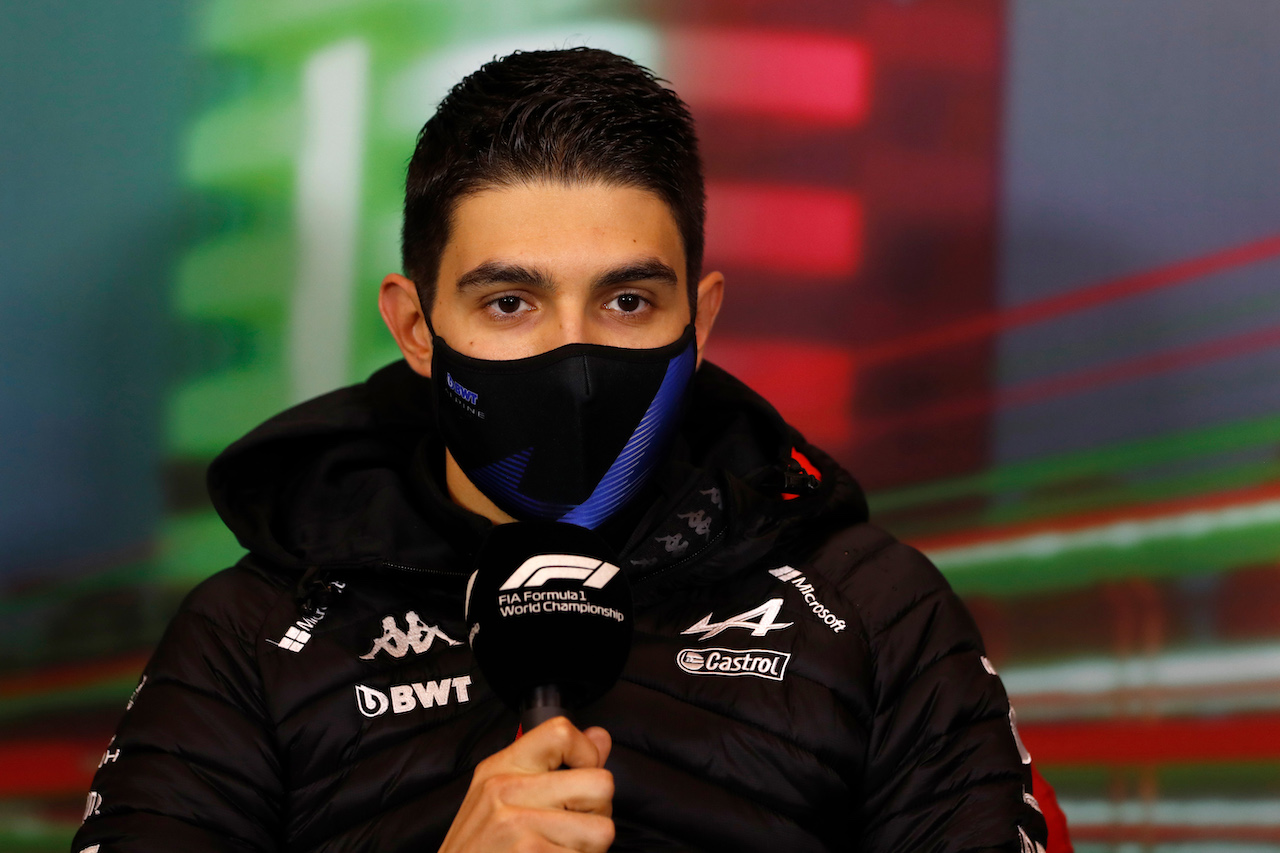 GP EMILIA ROMAGNA, Esteban Ocon (FRA) Alpine F1 Team in the FIA Press Conference.
22.04.2022. Formula 1 World Championship, Rd 4, Emilia Romagna Grand Prix, Imola, Italy, Qualifiche Day.
- www.xpbimages.com, EMail: requests@xpbimages.com © Copyright: XPB Images