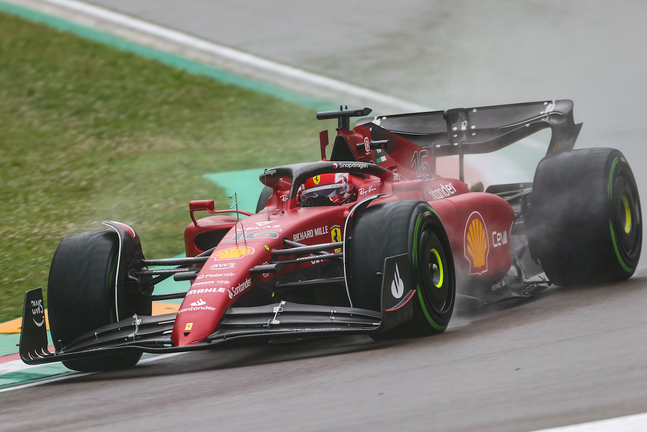 GP EMILIA ROMAGNA, Charles Leclerc (FRA), Ferrari 
22.04.2022. Formula 1 World Championship, Rd 4, Emilia Romagna Grand Prix, Imola, Italy, Qualifiche Day.
- www.xpbimages.com, EMail: requests@xpbimages.com ¬© Copyright: Charniaux / XPB Images