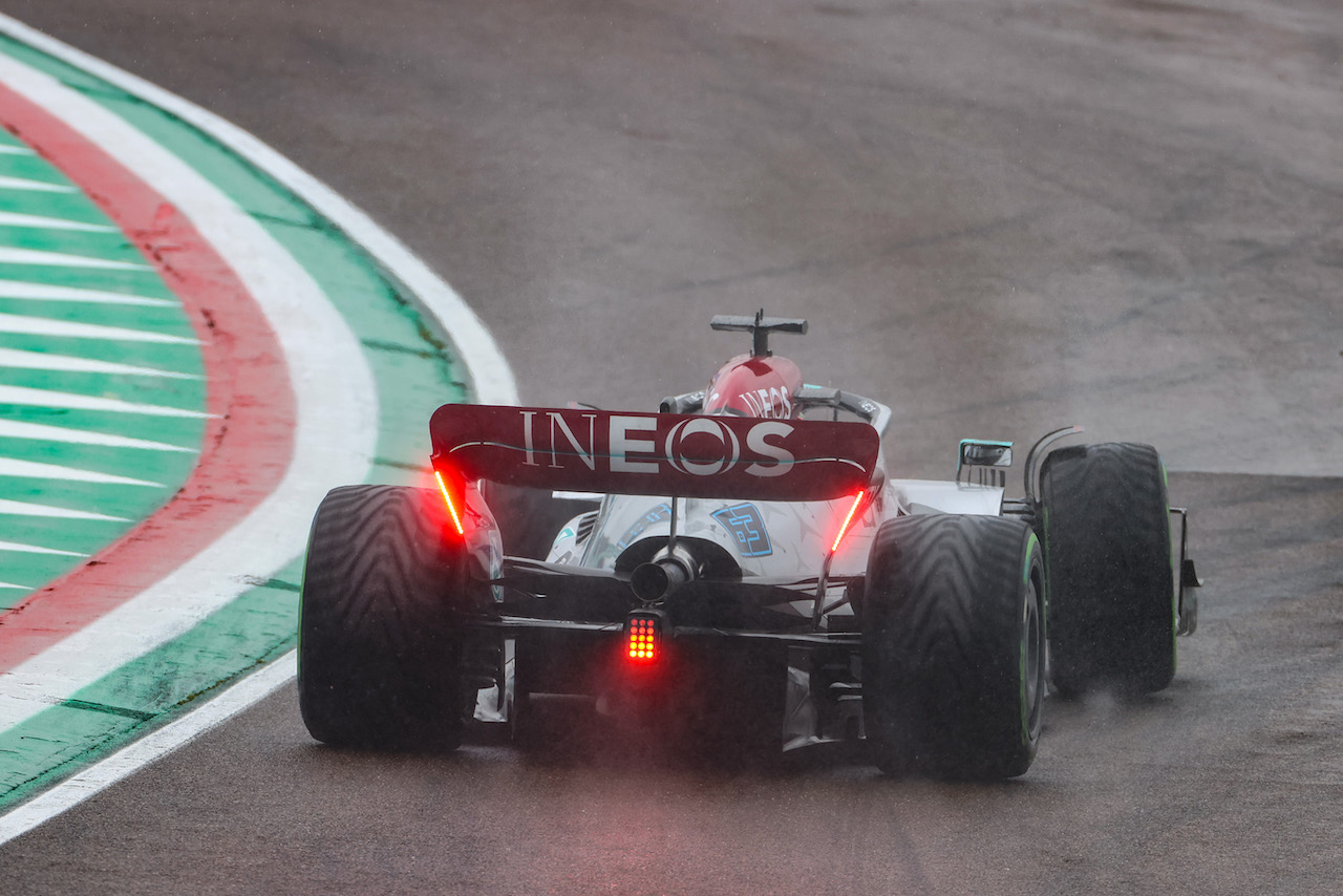 GP EMILIA ROMAGNA, George Russell (GBR), Mercedes AMG F1 
22.04.2022. Formula 1 World Championship, Rd 4, Emilia Romagna Grand Prix, Imola, Italy, Qualifiche Day.
- www.xpbimages.com, EMail: requests@xpbimages.com ¬© Copyright: Charniaux / XPB Images