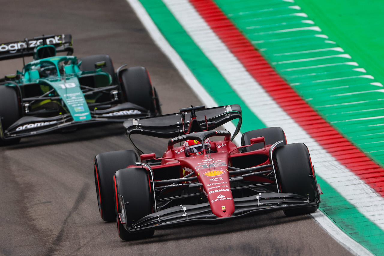 GP EMILIA ROMAGNA, Charles Leclerc (FRA), Ferrari 
22.04.2022. Formula 1 World Championship, Rd 4, Emilia Romagna Grand Prix, Imola, Italy, Qualifiche Day.
- www.xpbimages.com, EMail: requests@xpbimages.com © Copyright: Charniaux / XPB Images