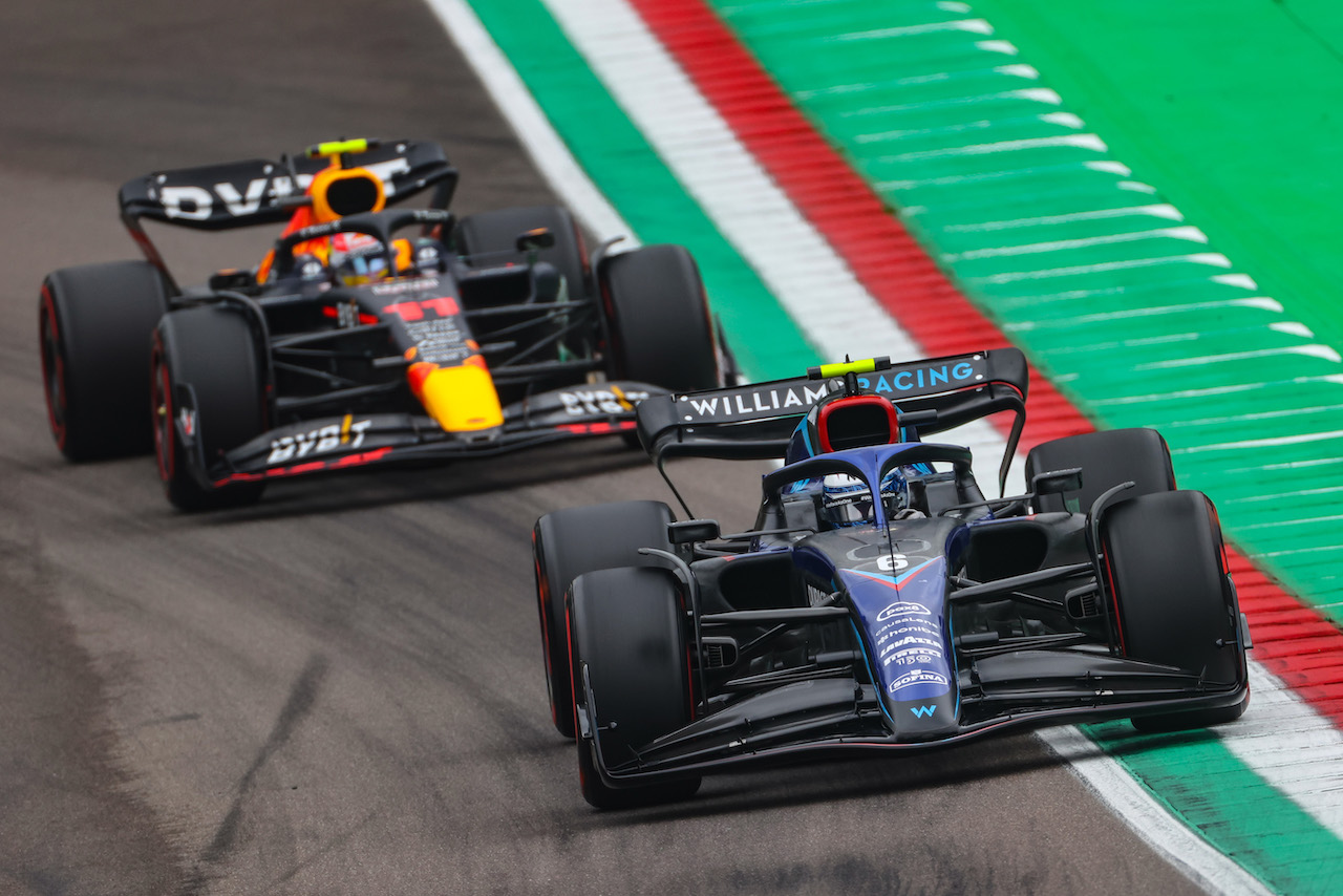 GP EMILIA ROMAGNA, Nicholas Latifi (CDN), Williams Racing 
22.04.2022. Formula 1 World Championship, Rd 4, Emilia Romagna Grand Prix, Imola, Italy, Qualifiche Day.
- www.xpbimages.com, EMail: requests@xpbimages.com © Copyright: Charniaux / XPB Images