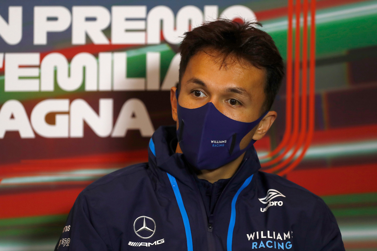 GP EMILIA ROMAGNA, Alexander Albon (THA) Williams Racing in the FIA Press Conference.
22.04.2022. Formula 1 World Championship, Rd 4, Emilia Romagna Grand Prix, Imola, Italy, Qualifiche Day.
- www.xpbimages.com, EMail: requests@xpbimages.com © Copyright: XPB Images