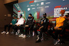 GP EMILIA ROMAGNA, (L to R): Lance Stroll (CDN) Aston Martin F1 Team; Mick Schumacher (GER) Haas F1 Team; Esteban Ocon (FRA) Alpine F1 Team; Lewis Hamilton (GBR) Mercedes AMG F1; e Daniel Ricciardo (AUS) McLaren, in the FIA Press Conference.
22.04.2022. Formula 1 World Championship, Rd 4, Emilia Romagna Grand Prix, Imola, Italy, Qualifiche Day.
- www.xpbimages.com, EMail: requests@xpbimages.com © Copyright: XPB Images