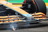 GP EMILIA ROMAGNA, Daniel Ricciardo (AUS) McLaren MCL36 passes some smoking debris from the Williams Racing FW44 of Alexander Albon (THA).
22.04.2022. Formula 1 World Championship, Rd 4, Emilia Romagna Grand Prix, Imola, Italy, Qualifiche Day.
 - www.xpbimages.com, EMail: requests@xpbimages.com © Copyright: Coates / XPB Images