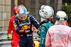 GP EMILIA ROMAGNA, (L to R): Sergio Perez (MEX) Red Bull Racing with Sebastian Vettel (GER) Aston Martin F1 Team in qualifying parc ferme.
22.04.2022. Formula 1 World Championship, Rd 4, Emilia Romagna Grand Prix, Imola, Italy, Qualifiche Day.
- www.xpbimages.com, EMail: requests@xpbimages.com © Copyright: Batchelor / XPB Images