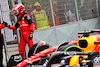 GP EMILIA ROMAGNA, Charles Leclerc (MON) Ferrari celebrates his second position in qualifying parc ferme.
22.04.2022. Formula 1 World Championship, Rd 4, Emilia Romagna Grand Prix, Imola, Italy, Qualifiche Day.
- www.xpbimages.com, EMail: requests@xpbimages.com © Copyright: Batchelor / XPB Images