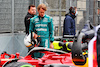 GP EMILIA ROMAGNA, Sebastian Vettel (GER) Aston Martin F1 Team in qualifying parc ferme.
22.04.2022. Formula 1 World Championship, Rd 4, Emilia Romagna Grand Prix, Imola, Italy, Qualifiche Day.
- www.xpbimages.com, EMail: requests@xpbimages.com © Copyright: Batchelor / XPB Images