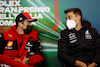 GP EMILIA ROMAGNA, (L to R): Charles Leclerc (MON) Ferrari e George Russell (GBR) Mercedes AMG F1 in the FIA Press Conference.
22.04.2022. Formula 1 World Championship, Rd 4, Emilia Romagna Grand Prix, Imola, Italy, Qualifiche Day.
- www.xpbimages.com, EMail: requests@xpbimages.com © Copyright: XPB Images