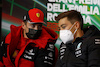 GP EMILIA ROMAGNA, (L to R): Charles Leclerc (MON) Ferrari e George Russell (GBR) Mercedes AMG F1 in the FIA Press Conference.
22.04.2022. Formula 1 World Championship, Rd 4, Emilia Romagna Grand Prix, Imola, Italy, Qualifiche Day.
- www.xpbimages.com, EMail: requests@xpbimages.com © Copyright: XPB Images