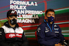 GP EMILIA ROMAGNA, (L to R): Guanyu Zhou (CHN) Alfa Romeo F1 Team e Alexander Albon (THA) Williams Racing in the FIA Press Conference.
22.04.2022. Formula 1 World Championship, Rd 4, Emilia Romagna Grand Prix, Imola, Italy, Qualifiche Day.
- www.xpbimages.com, EMail: requests@xpbimages.com © Copyright: XPB Images