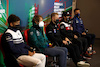 GP EMILIA ROMAGNA, (L to R): Pierre Gasly (FRA) AlphaTauri; Sebastian Vettel (GER) Aston Martin F1 Team; Kevin Magnussen (DEN) Haas F1 Team; Guanyu Zhou (CHN) Alfa Romeo F1 Team; e Alexander Albon (THA) Williams Racing, in the FIA Press Conference.
22.04.2022. Formula 1 World Championship, Rd 4, Emilia Romagna Grand Prix, Imola, Italy, Qualifiche Day.
- www.xpbimages.com, EMail: requests@xpbimages.com © Copyright: XPB Images