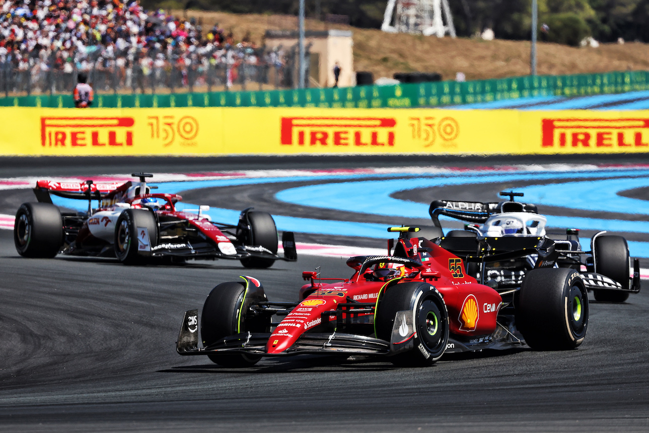 GP FRANCIA, Carlos Sainz Jr (ESP) Ferrari F1-75.
24.07.2022. Formula 1 World Championship, Rd 12, French Grand Prix, Paul Ricard, France, Gara Day.
- www.xpbimages.com, EMail: requests@xpbimages.com © Copyright: Bearne / XPB Images