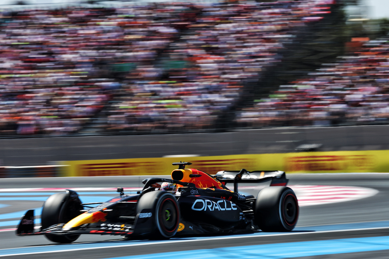 GP FRANCIA, Max Verstappen (NLD) Red Bull Racing RB18.
24.07.2022. Formula 1 World Championship, Rd 12, French Grand Prix, Paul Ricard, France, Gara Day.
- www.xpbimages.com, EMail: requests@xpbimages.com © Copyright: Bearne / XPB Images