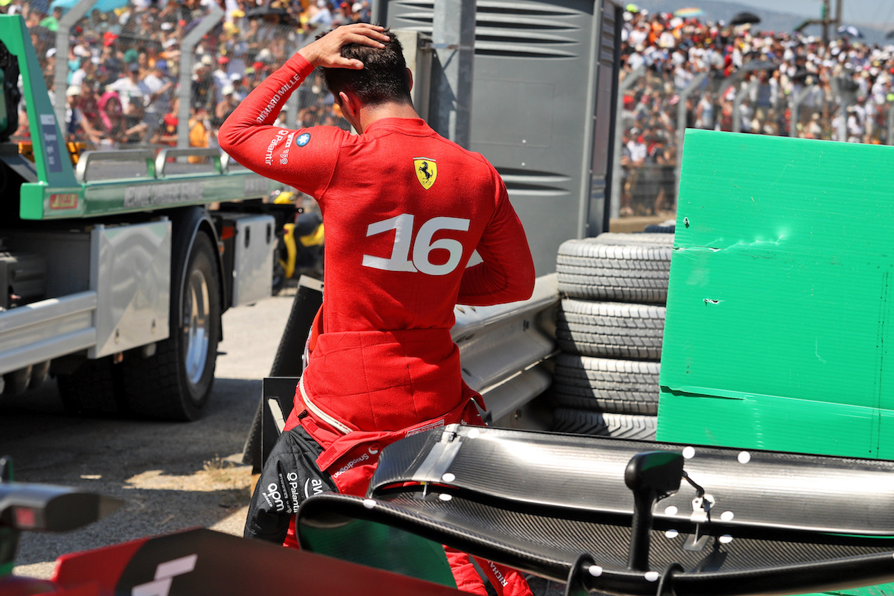 GP FRANCIA, Charles Leclerc (MON) Ferrari F1-75 retired from the race.
24.07.2022. Formula 1 World Championship, Rd 12, French Grand Prix, Paul Ricard, France, Gara Day.
- www.xpbimages.com, EMail: requests@xpbimages.com © Copyright: Moy / XPB Images