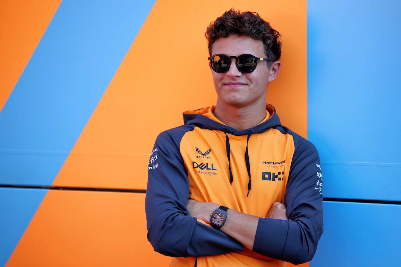 GP FRANCIA, Lando Norris (GBR) McLaren.
21.07.2022. Formula 1 World Championship, Rd 12, French Grand Prix, Paul Ricard, France, Preparation Day.
 - www.xpbimages.com, EMail: requests@xpbimages.com © Copyright: Coates / XPB Images