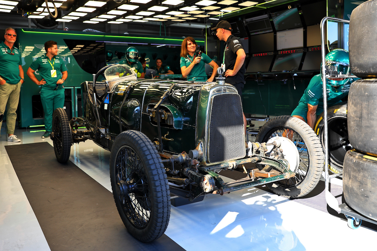 GP FRANCIA, The 1922 Aston Martin 'Green Pea'.
21.07.2022. Formula 1 World Championship, Rd 12, French Grand Prix, Paul Ricard, France, Preparation Day.
- www.xpbimages.com, EMail: requests@xpbimages.com © Copyright: Batchelor / XPB Images