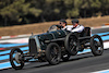 GP FRANCIA, Sebastian Vettel (GER) Aston Martin F1 Team with Johnny Herbert (GBR) Sky Sports F1 Presenter in the 1922 Aston Martin 'Green Pea'.
21.07.2022. Formula 1 World Championship, Rd 12, French Grand Prix, Paul Ricard, France, Preparation Day.
- www.xpbimages.com, EMail: requests@xpbimages.com © Copyright: Moy / XPB Images