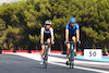 GP FRANCIA, Evita Muzic (FRA), professionnel cycliste from Team FDG e Esteban Ocon (FRA), Alpine F1 Team 
21.07.2022. Formula 1 World Championship, Rd 12, French Grand Prix, Paul Ricard, France, Preparation Day.
- www.xpbimages.com, EMail: requests@xpbimages.com ¬© Copyright: Charniaux / XPB Images