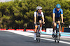 GP FRANCIA, Evita Muzic (FRA), professionnel cycliste from Team FDG e Esteban Ocon (FRA), Alpine F1 Team 
21.07.2022. Formula 1 World Championship, Rd 12, French Grand Prix, Paul Ricard, France, Preparation Day.
- www.xpbimages.com, EMail: requests@xpbimages.com ¬© Copyright: Charniaux / XPB Images