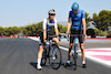 GP FRANCIA, Evita Muzic (FRA), professionnel cycliste from Team FDG e Esteban Ocon (FRA), Alpine F1 Team 
21.07.2022. Formula 1 World Championship, Rd 12, French Grand Prix, Paul Ricard, France, Preparation Day.
- www.xpbimages.com, EMail: requests@xpbimages.com ¬© Copyright: Charniaux / XPB Images