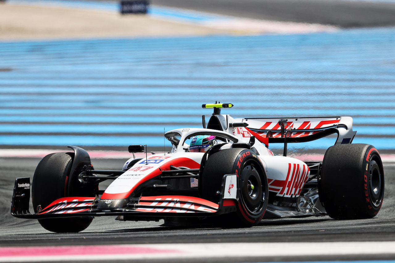 GP FRANCIA, Mick Schumacher (GER) Haas VF-22.
23.07.2022. Formula 1 World Championship, Rd 12, French Grand Prix, Paul Ricard, France, Qualifiche Day.
- www.xpbimages.com, EMail: requests@xpbimages.com © Copyright: Moy / XPB Images