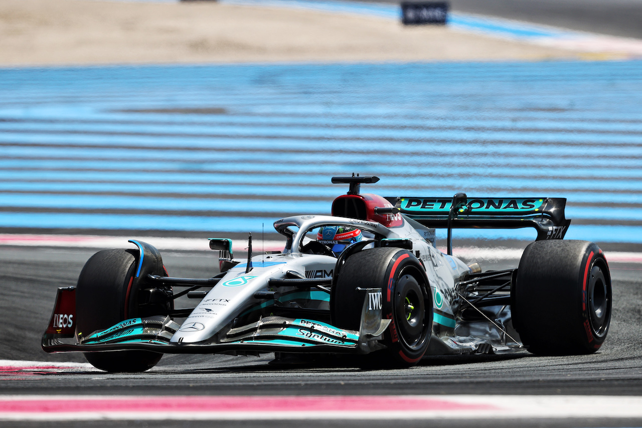 GP FRANCIA, George Russell (GBR) Mercedes AMG F1 W13.
23.07.2022. Formula 1 World Championship, Rd 12, French Grand Prix, Paul Ricard, France, Qualifiche Day.
- www.xpbimages.com, EMail: requests@xpbimages.com © Copyright: Moy / XPB Images