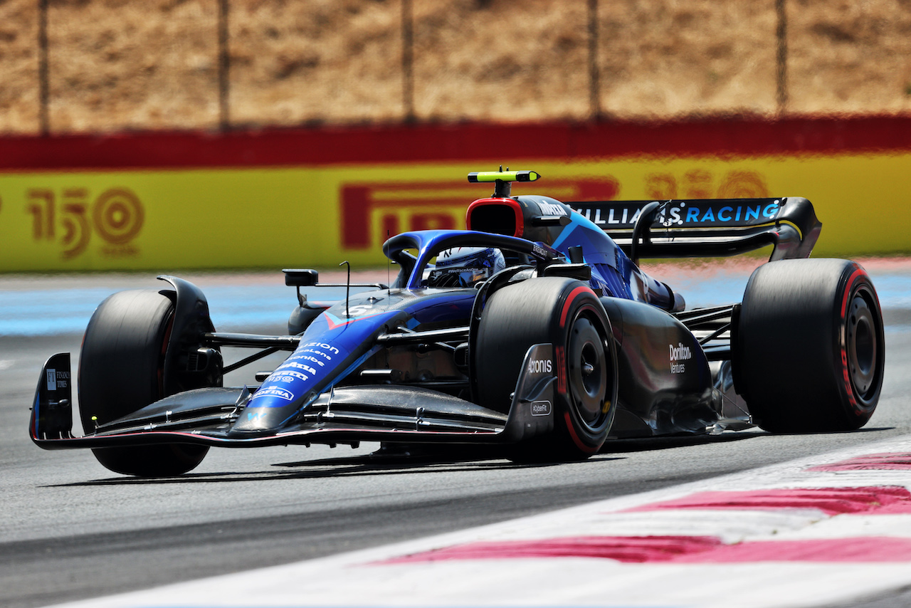 GP FRANCIA, Nicholas Latifi (CDN) Williams Racing FW44.
23.07.2022. Formula 1 World Championship, Rd 12, French Grand Prix, Paul Ricard, France, Qualifiche Day.
- www.xpbimages.com, EMail: requests@xpbimages.com © Copyright: Moy / XPB Images