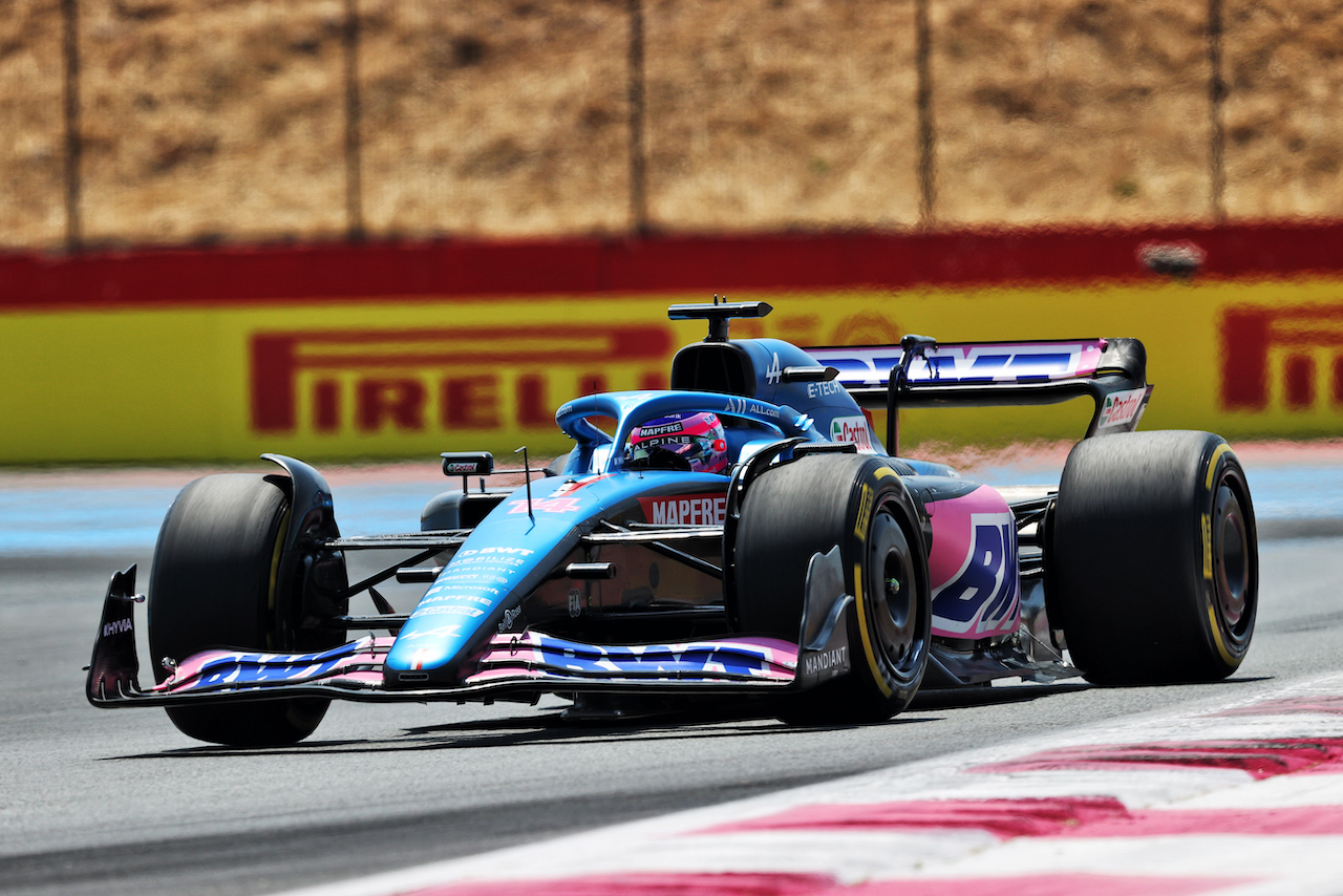 GP FRANCIA, Fernando Alonso (ESP) Alpine F1 Team A522.
23.07.2022. Formula 1 World Championship, Rd 12, French Grand Prix, Paul Ricard, France, Qualifiche Day.
- www.xpbimages.com, EMail: requests@xpbimages.com © Copyright: Moy / XPB Images