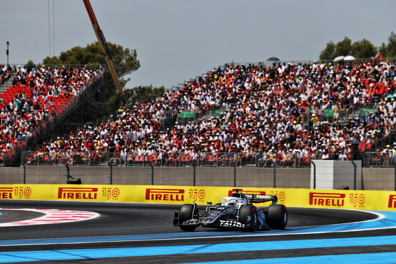 GP FRANCIA, Pierre Gasly (FRA) AlphaTauri AT03.
23.07.2022. Formula 1 World Championship, Rd 12, French Grand Prix, Paul Ricard, France, Qualifiche Day.
- www.xpbimages.com, EMail: requests@xpbimages.com © Copyright: Moy / XPB Images