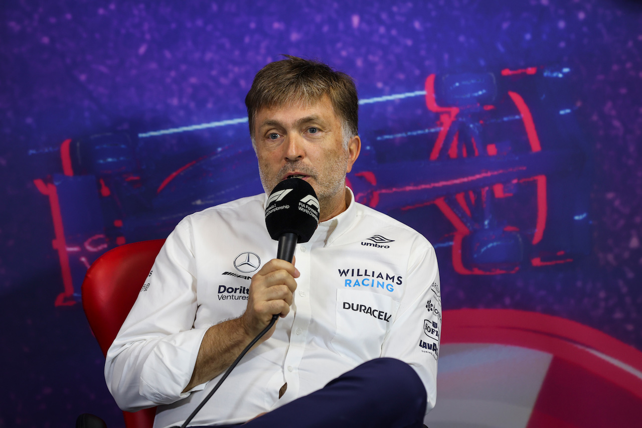 GP FRANCIA, Jost Capito (GER) Williams Racing Chief Executive Officer in the FIA Press Conference.
23.07.2022. Formula 1 World Championship, Rd 12, French Grand Prix, Paul Ricard, France, Qualifiche Day.
- www.xpbimages.com, EMail: requests@xpbimages.com © Copyright: XPB Images