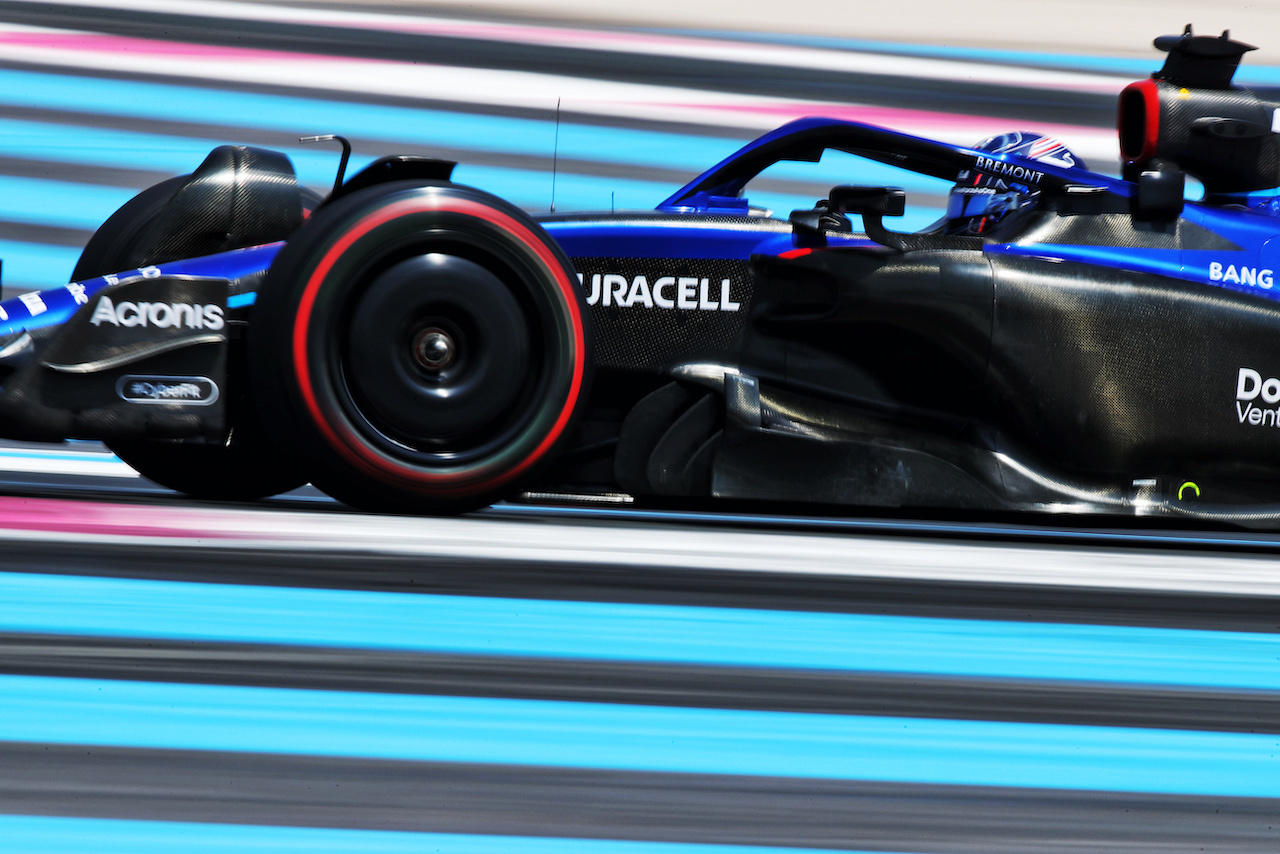 GP FRANCIA, Alexander Albon (THA) Williams Racing FW44.
23.07.2022. Formula 1 World Championship, Rd 12, French Grand Prix, Paul Ricard, France, Qualifiche Day.
 - www.xpbimages.com, EMail: requests@xpbimages.com © Copyright: Coates / XPB Images